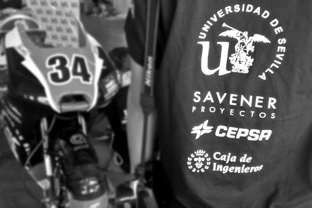 SAVENER sponsor of the University of Seville in the MOTOSTUDENT