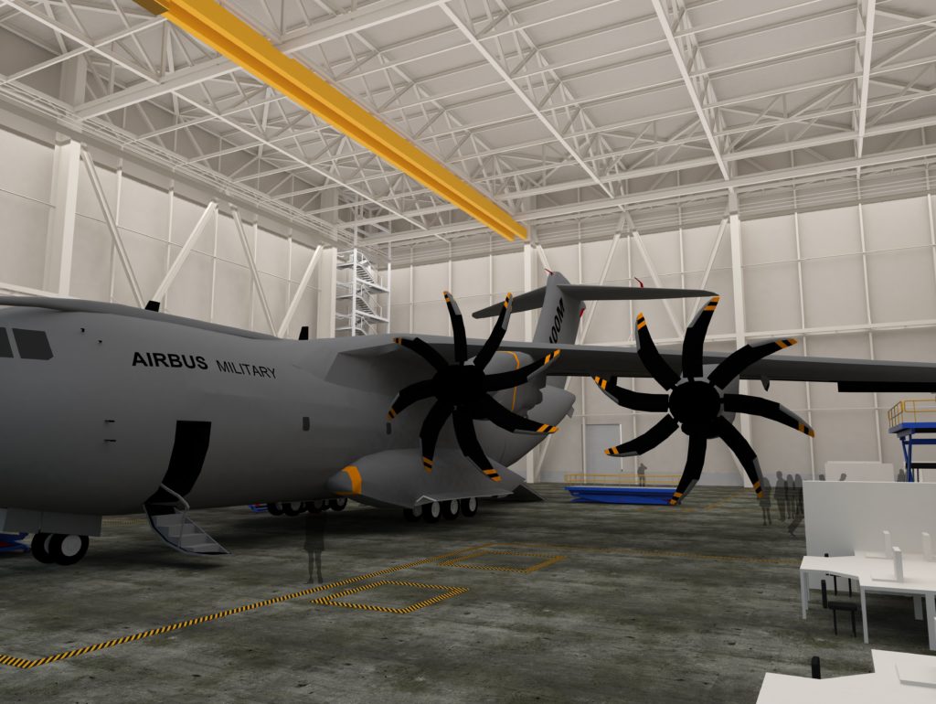 Hangar for the A400M