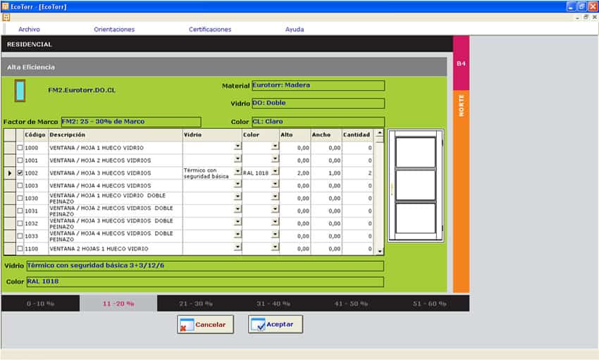 Software para huecos sostenibles