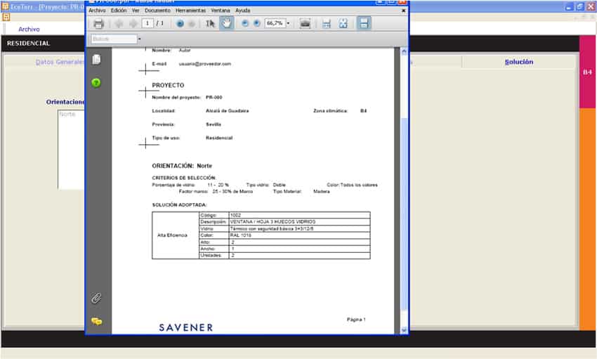 Software para huecos sostenibles