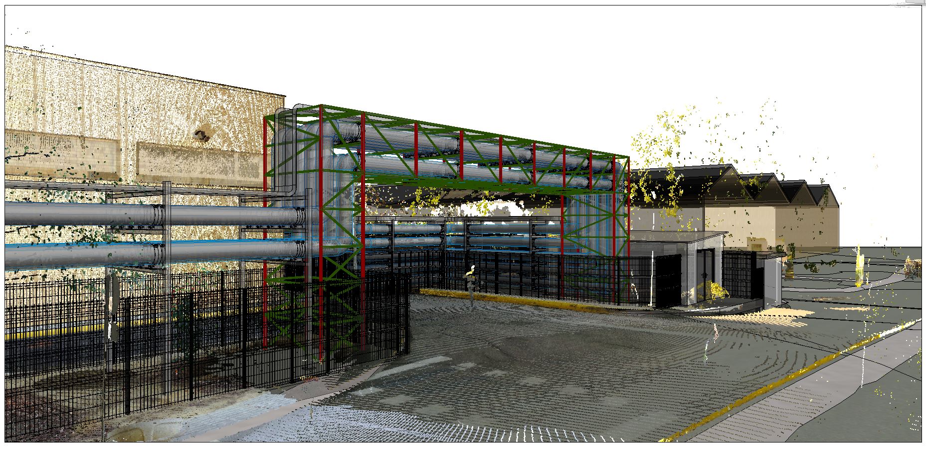 COOLING CENTRAL RACK CLOUD OF POINTS MODEL