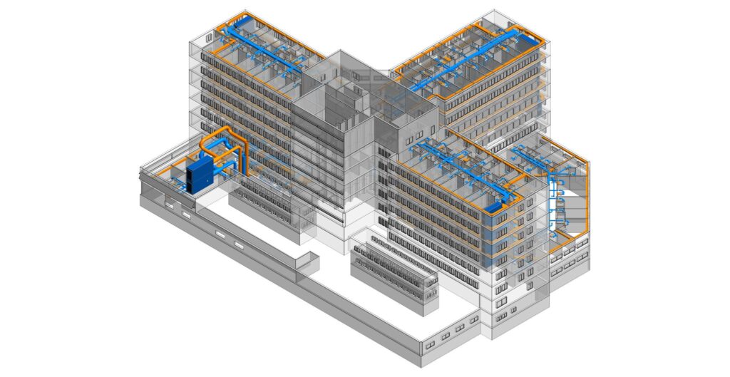 DISTRIBUCION AIRE EDIFICIO CERRAMIENTOS