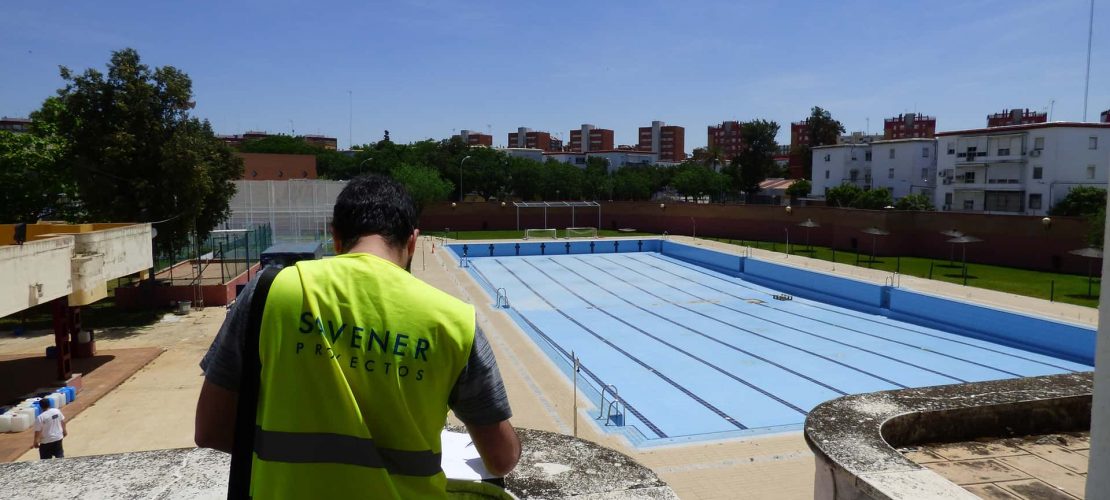 Obra Piscina Tiro de Linea Sevilla